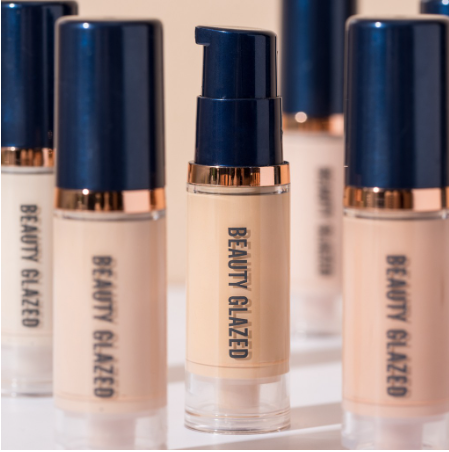 BEAUTY GLAZED Full Cover Matte Liquid Foundation Poreless Finish Waterproof Ultra-HD