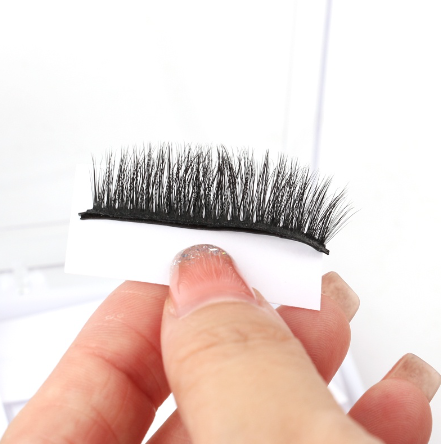 BEAUTY GLAZED Natural False Eyelashes No Need Glue Reusable Self Adhesive Eyelashes 3 Second Easy To Apply
