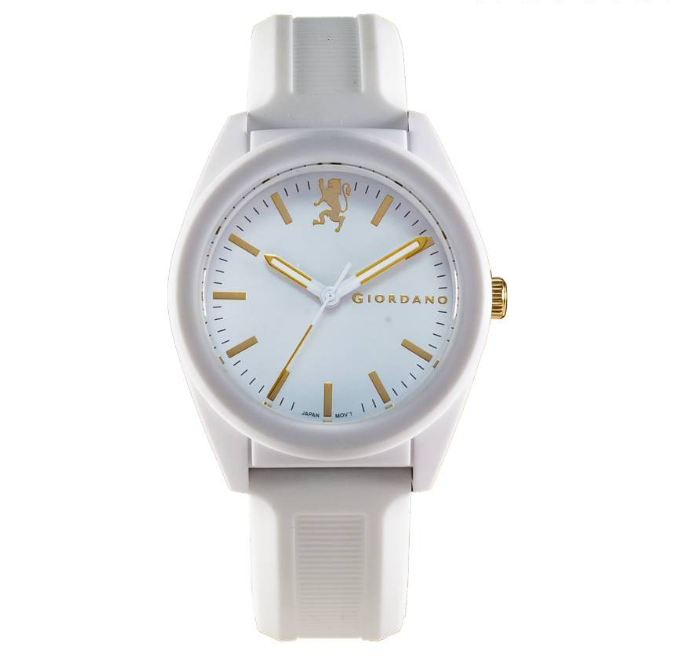 Giordano Hues White Silicon Sports Watch G1126-05