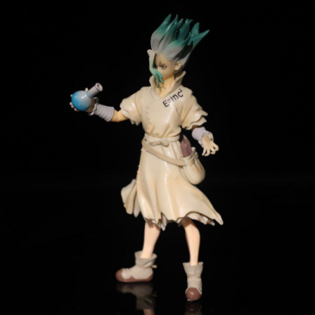 NANZHIJIA 20cm Action Figures Gifts Doll ornaments Ishigami Senkuu Miniatures Anime Toy Figures Coll