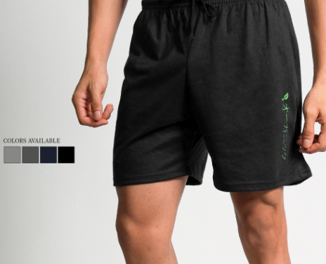 Cotton Jogger Shorts For Men Black Blue Gray Gym Short Active Wear Workout Sports