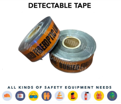 Detectable Warning Tape Caution Buried Fiber Optic Line
