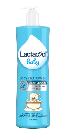 Lactacyd Baby Gentle Care 500ml Body & Hair Wash