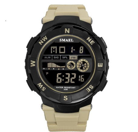 Smael 1361B Brand Men's Sports Watch Waterproof Digital LED Military Fashion Casual Electronics Wristwatch Clock M5