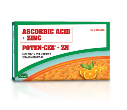 Poten-Cee Vitamin C Plus Zinc Capsule 30s