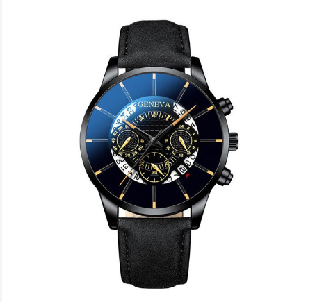 Original GENEVA Men Quartz Watch Casual Waterproof Stainless Steel Watch Men Military Sport Date Watches 14
