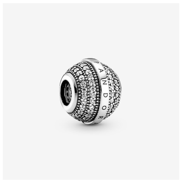 Pandora Classic 925 Silver Charms Crown Heart S925 Charm S16