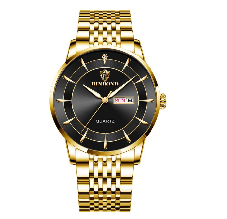 Original Luxury Fashion Business Men's Watch Waterproof Luminous Ultra-Thin Stainless Steel Quartz Watch M5