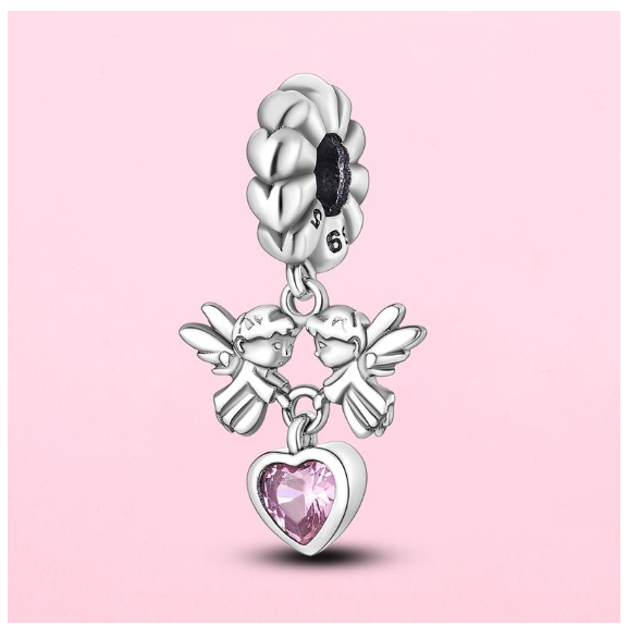 Silver Robot Cat Mummy Rocking Charm Beads for Original Pandora Bracelet Necklace DIY Women's Jewelry Gift 0019