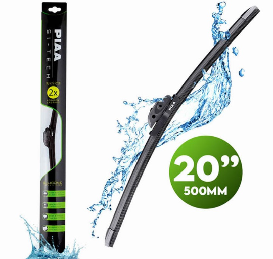 PIAA Wiper Si-Tech Silicone Advantage 20' ' 97050A Longer Lasting 2x 500mm for BMW, Chery, Chevrolet