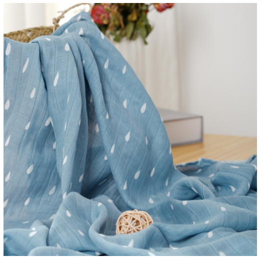 Happyflute Muslin Blanket 70 Bamboo Plus 30 Cotton Baby Swaddle Soft Newborn Bath Towel Baby Wrap Sleepsack Stroller Cover 120x110CM S24