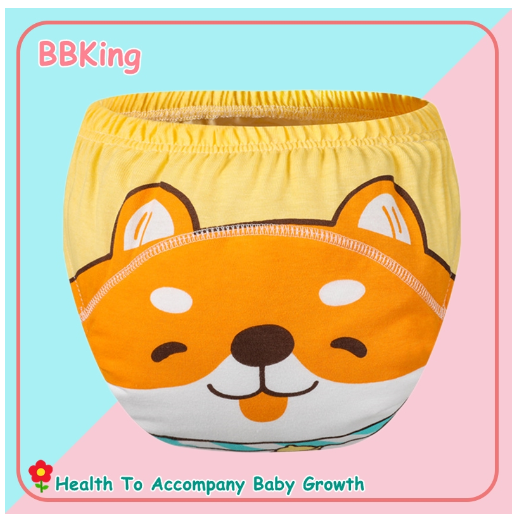 BBking 0-3T Children's Training Pant Cotton Antibacterial Breathable Washable Baby Diaper Pants TP5