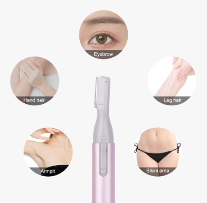 Electric Face Eyebrow Shaver Trimmer Epilator Mini Portable Shaving Cutting Machine Women Body Razor Remover Blade Razor