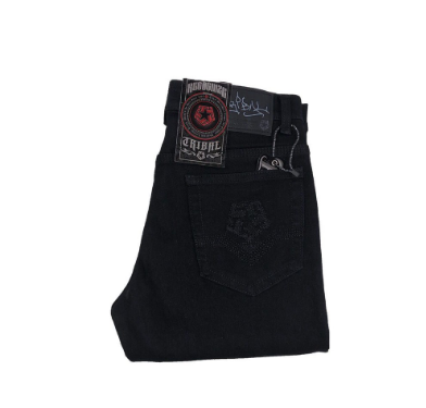 Mens Apparel Denim Plain Black Pants High Quality Fashion Jeans For Men’s Trendy Black basic pant