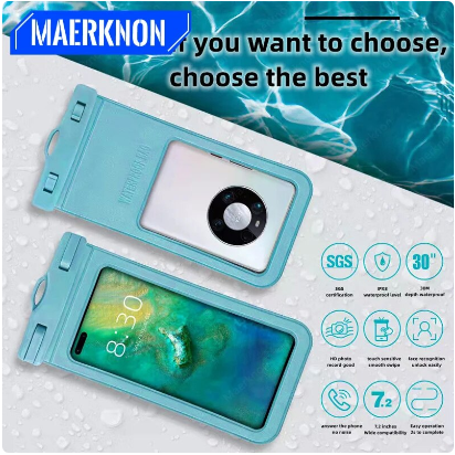 Waterproof Phone Case Bag Mobile For iPhone 13 12 11 Pro Max Xiaomi Huawei Universal For Sport Beach Protective Case Phone Pouch