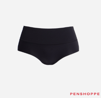 Penshoppe Core Tummy Control Seamless Panty For Women Black/Nude