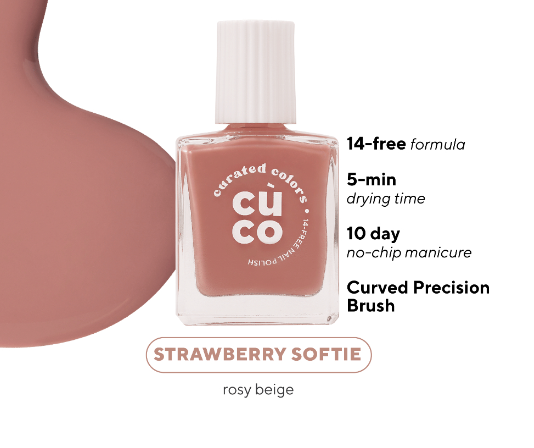 CuCo Nail Polish - Strawberry Softie