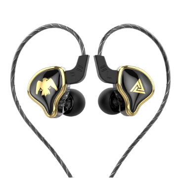 QKZ AK6 Ares 1DD Dynamic Earphones HIFI Music Sport Earbuds In Ear Noise Cancelling