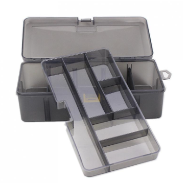 Dual Layer Multifunctional Fishing Lure Tools Box Durable Plastic Fishing Box