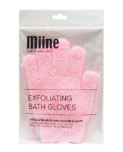 Miine Exfoliating Bath Gloves  Assorted Pair