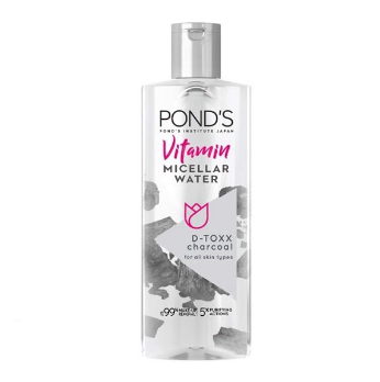 Pond's Vitamin Micellar Water Detoxifying Charcoal 400mL