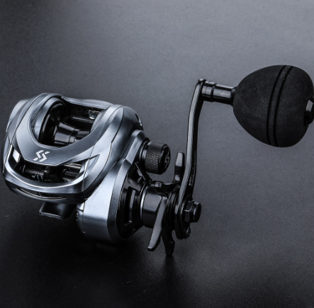Sougayilang Baitcasting Fishing Reel Dual Brake System 8.0: 1 High Speed 8kg Max Drag CNC Handle Knob Fishing Reel