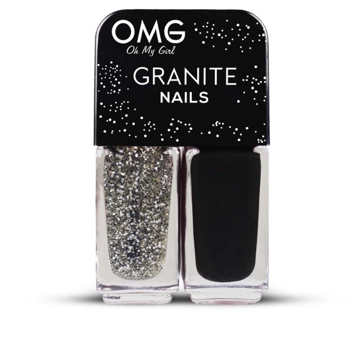 OMG Granite Nail Polish Granite 5ml x 2