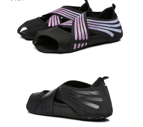 UVLN Non-Slip Gym Yoga Shoes Flat Anti-Slip Sole Ballet Fitness Dance Shoes Pilates new