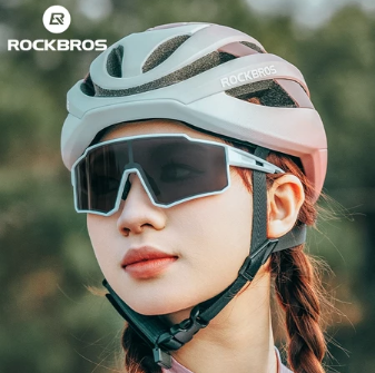 Rockbros  Shades Cycling Glasses Photochromic Polarized Lens Anti-UV Outdoor Sports Goggles Stain-Resistant