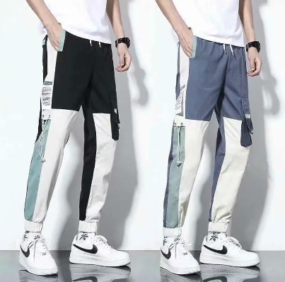 Cargo pants Korean fashion personality pants for men