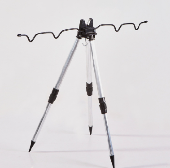 Aluminum Alloy Telescopic 5 Grooves Fishing Rod Holder Collapsible Tripod Stand Sea Fishing Pole Brackets