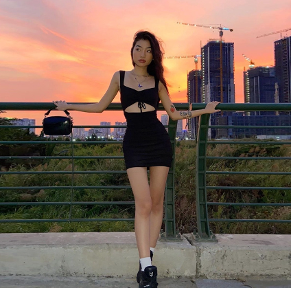 Drawstring Cut Out Bodycon Mini Dress