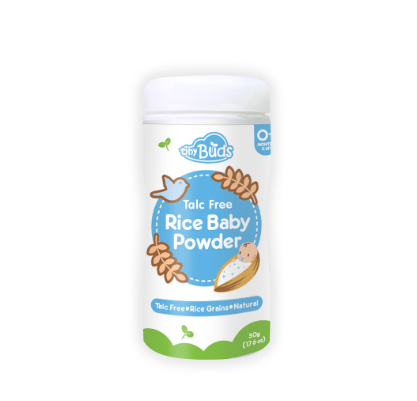 Tiny Buds Talc Free Rice Baby Powder 50g