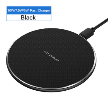 ROBOTSKY D3 Universal 10W Wireless Fast Charger Wireless Ultra Thin Round Quick Phone Charger