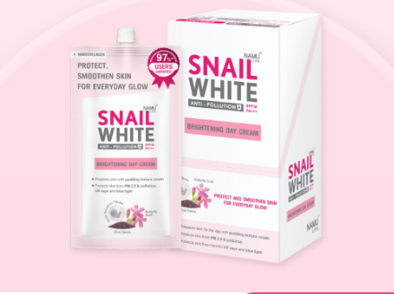 Snailwhite Brightening Day Cream SPF 30/PA+++ 7ml x 6