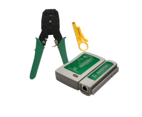 Allan Network Crimping Tool and Network Lan Cable Tester / Lan Tester with battery