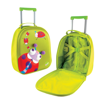 Oops Easy-Trolley! Ladybug - Waterproof Soft 3D Trolley Bags for Kids - Unisex