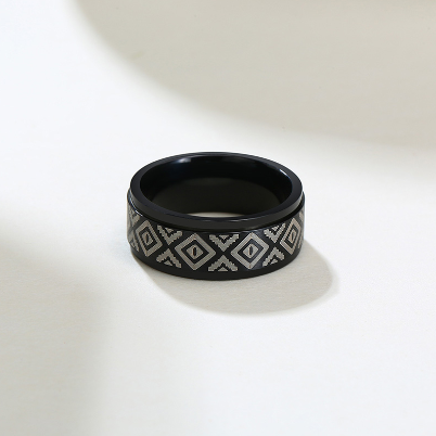 Black Men Ring Jewelry Wedding Bands