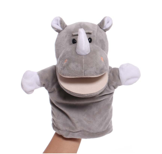 Animal Hand Puppet Cartoon Plush Toys Educational Pretend Telling Story Doll Kid Gifts 025