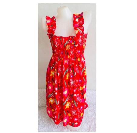 RUFFLES Mini Smocking || Maternity Dress || Summer Dress ||Above the knee up to Medium Size L