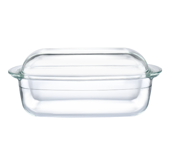Chef's Classics Dining Glass Rectangular Baking Tray Set, 20x33x10cm / 4.5lts