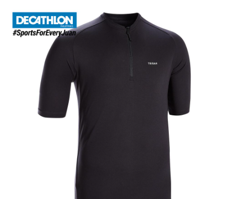 Decathlon Triban Men's Road Cycling Short-Sleeved Jersey Essential