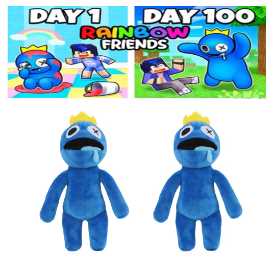 Rainbow Friends Plush Toy Cartoon Doll Monster Soft Stuffed Animal Toys For Children Christmas Gift 03