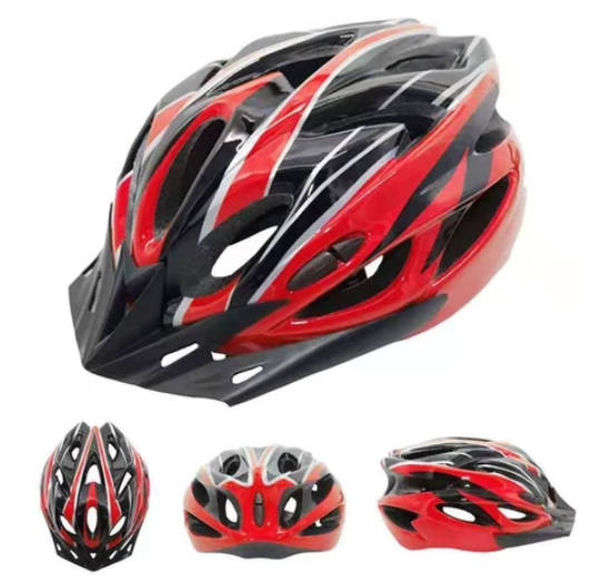 Cycling Helmet One-Piece Bicycle Folding Helmet Bicycle Helmet Men and Women Light Helmet Mountain H2