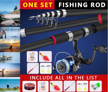 Fishing Rod Set Original and Reel Set Fishing Rods Full set fish rods