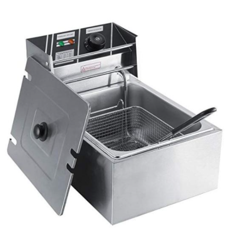 Wella Stainless Steel Deep Fryer Commercial Electric Catering Kitchen Machine with Basket