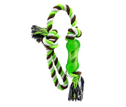 Daiso Pet Toy Rope with Bone