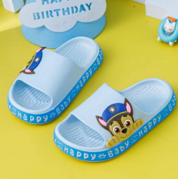 ZLACK Paw Patrol Cartoon Design Non-slip Yeezy Slides Infant Sandals For Kids
