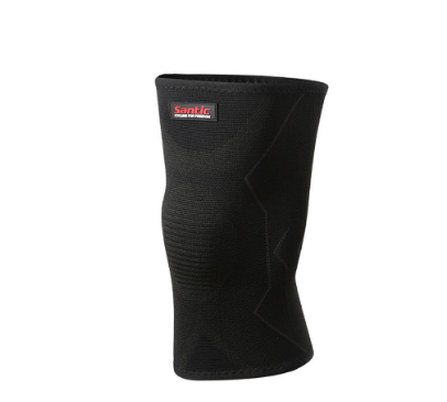 Santic Seamless Knee Pad Running Cycling Protector Black