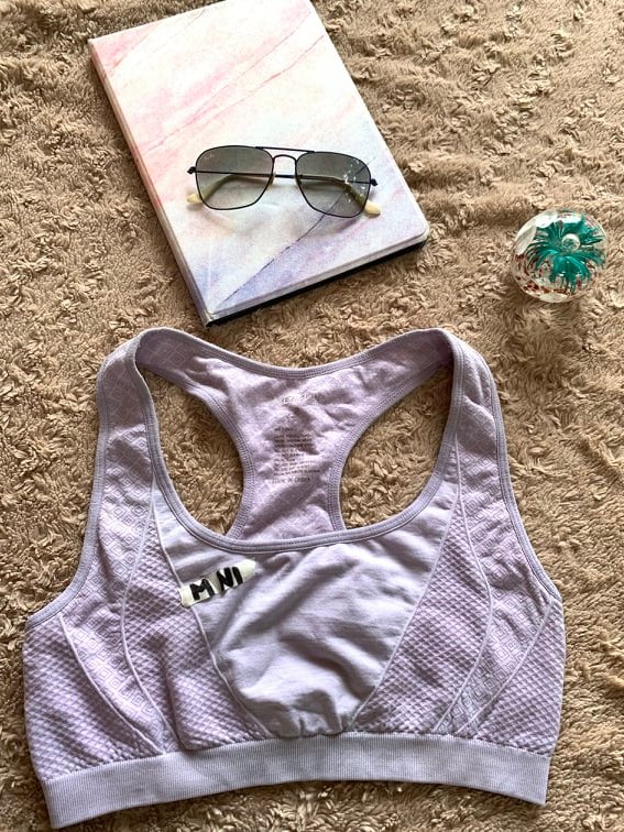 Sports Bra White Medium